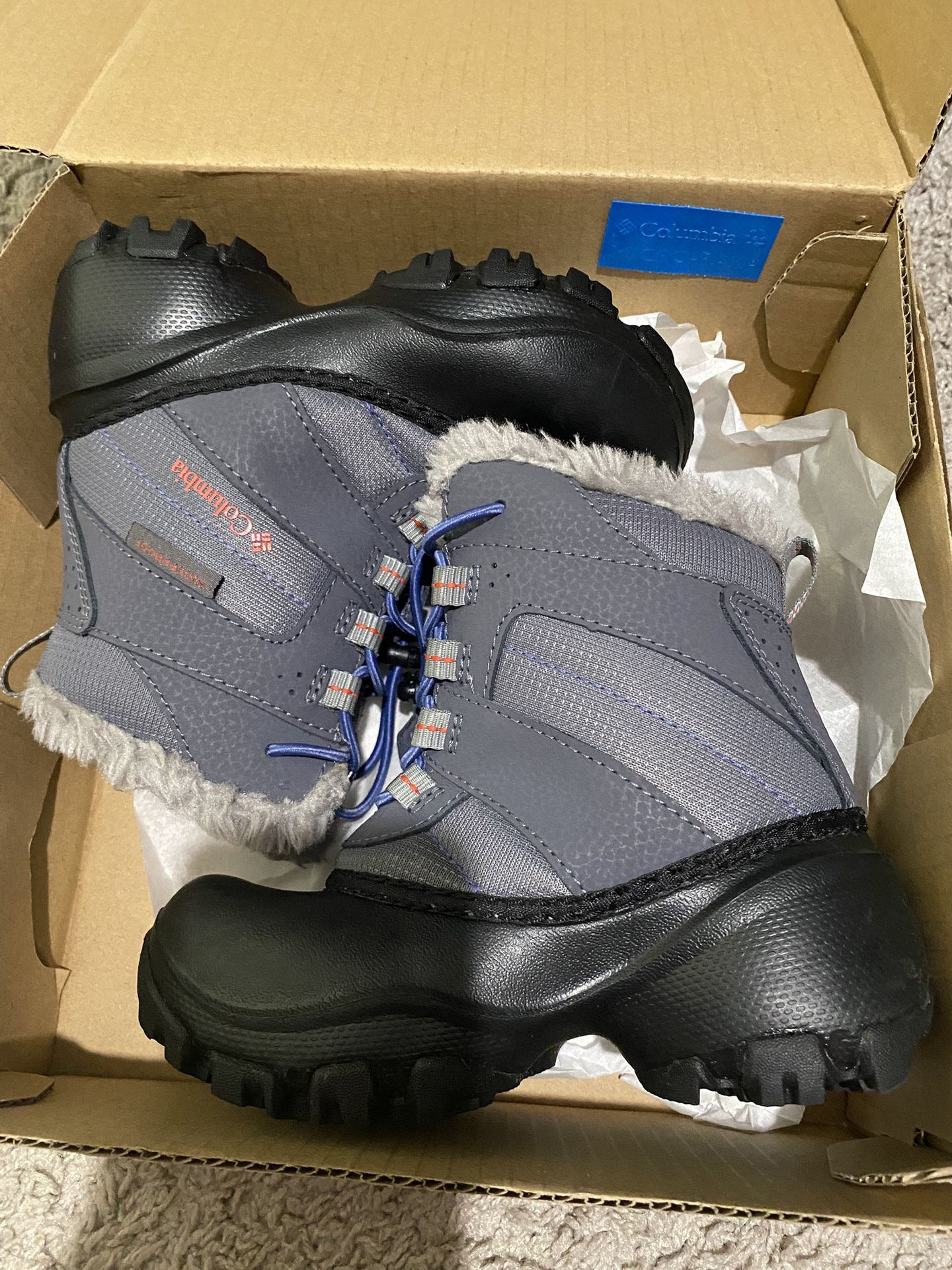 Columbia Kids Waterproof Snow Boots Size 11
