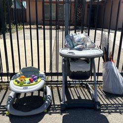 Baby Walker and High Chair 