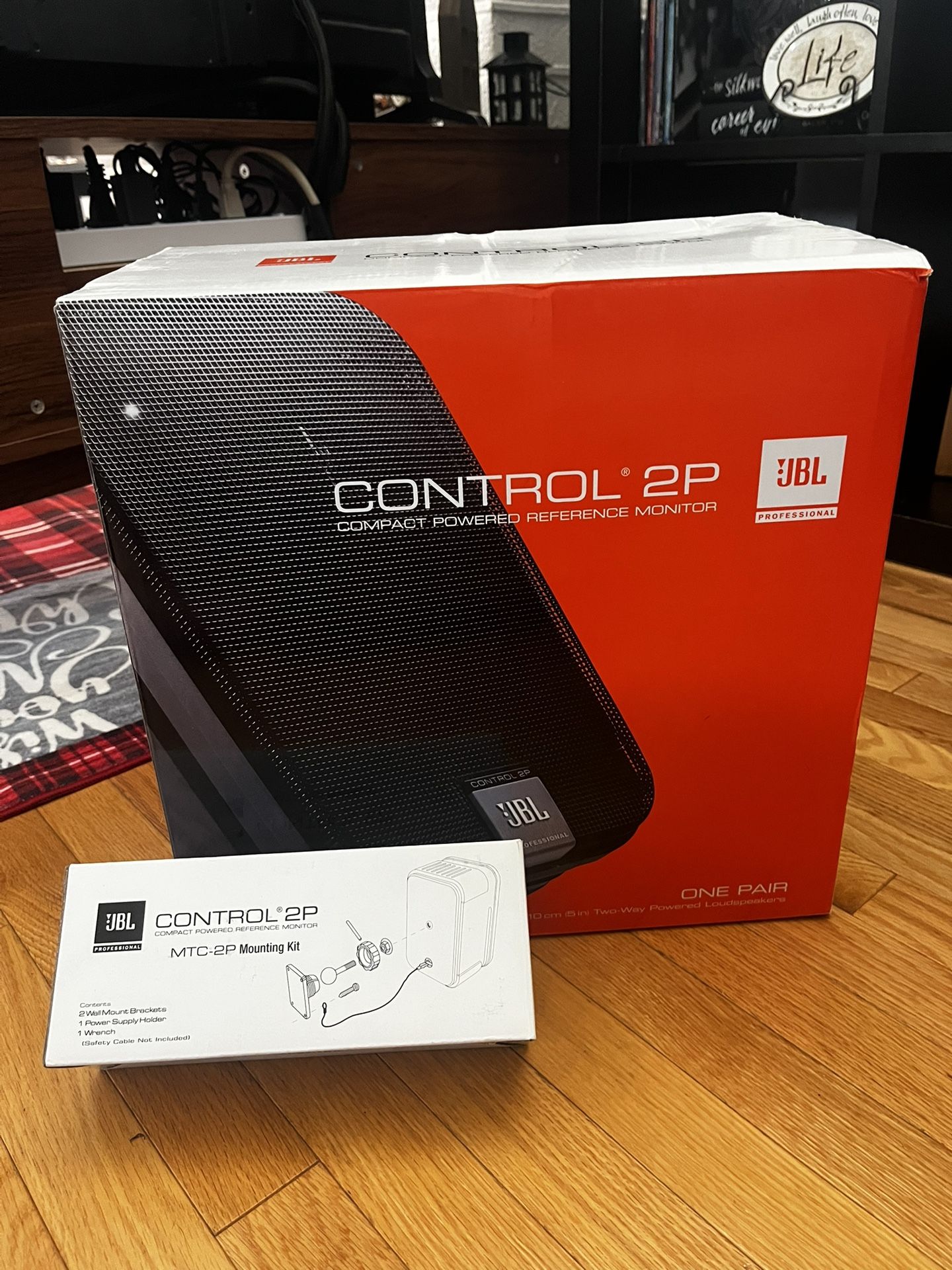 Speakers - JBL Control 2P with Wall Mount