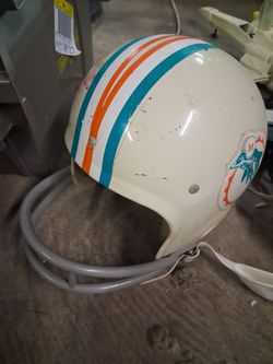 Miami Dolphins Vintage Football Helmet