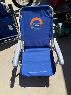 Ocean Zero Folding Beach Chair Blue