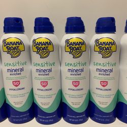 Banana Boat Sensitive Mineral SPF 50 Spray (*Please Read Post Description*)