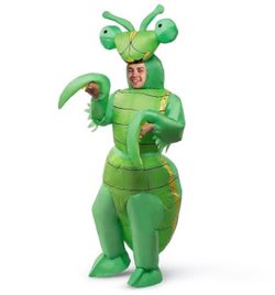 Puff Me Up Full Body Mantis Costume Kids 7-10 Years Old