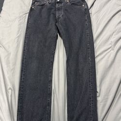 Levi’s 501s Original Chaps Jeans-Black 32 x 32