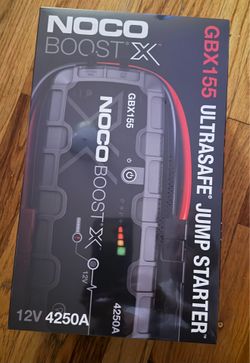 NOCO Boost X GBX155 4250A UltraSafe Jump Starter – Brand New Sealed
