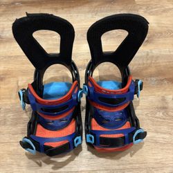 Switchback Snowboard bindings - Red & Black
