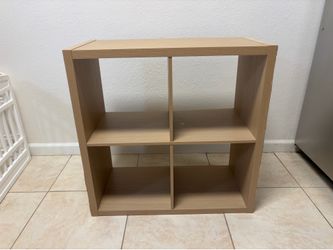 4-Cube Organizer Shelf - Light Oak