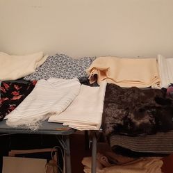 Various fabric pieces 
