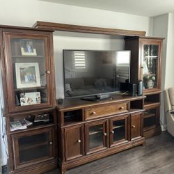Entertainment Center With TV