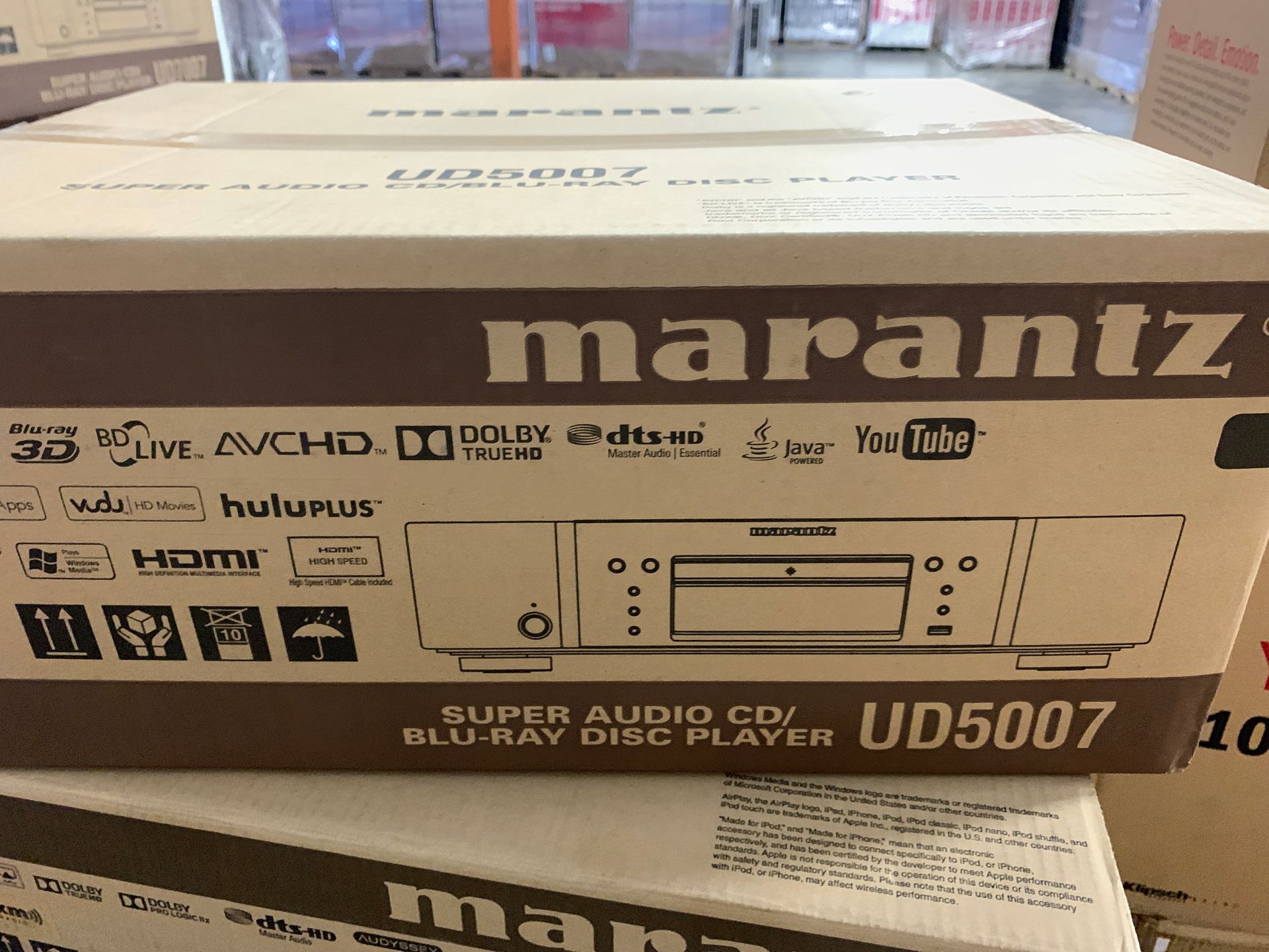 MARANTZ UD5007 SÚPER AUDIO CD/BLU RAY DISC PLAYER UD5007 open box like new