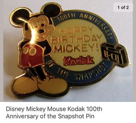 100th anniversary Disney Pin