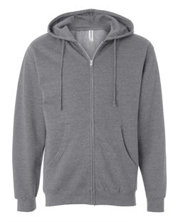 Women’s Gray Zip Up Hooded Sweatshirt Size Small
