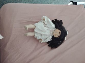 Glass Doll Original Size With Collectible Fritz G. Wolfe