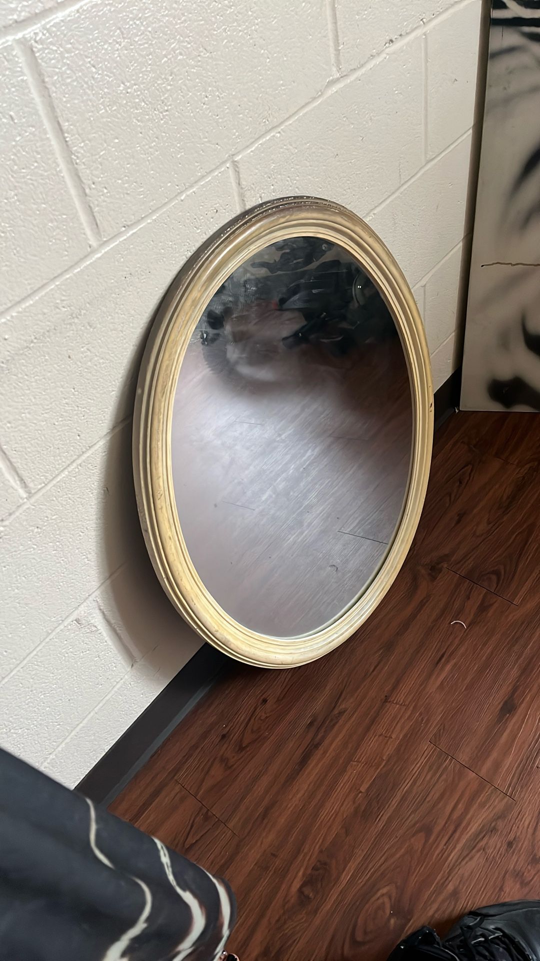 Antique Oval Mirror 