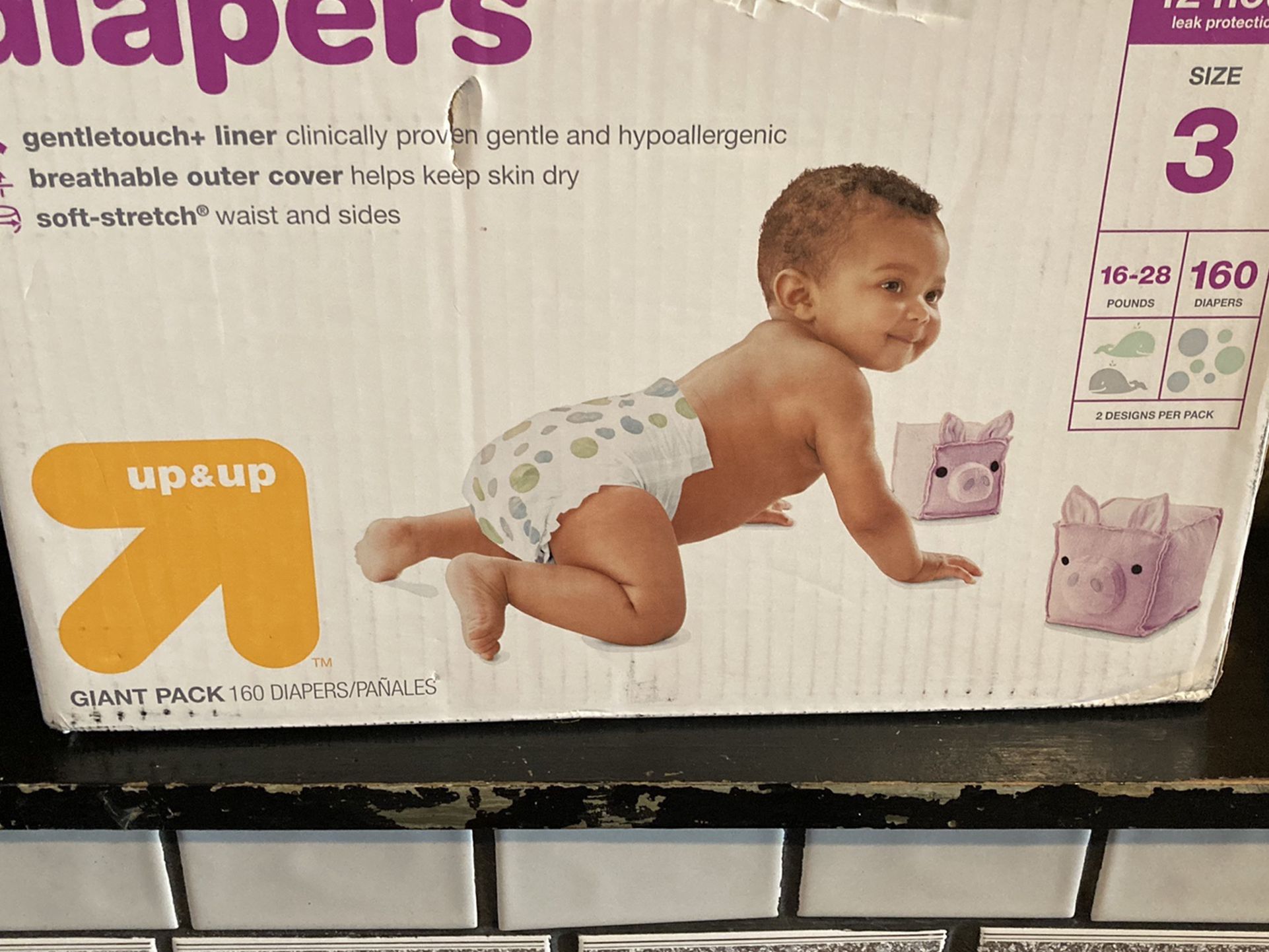 Size 3 Brand Diapers