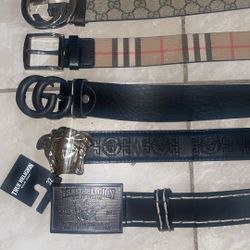 Gucci Belt Burberry Belt Versace Belt True Religion Belt