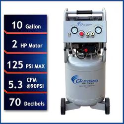 California Air Tool - 10gal 2.0 HP 5.3 CFM @ 90PSI
