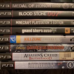 8 PlayStation 3 Games PS3