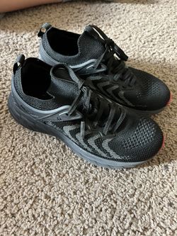 Boy Black Running Shoes 