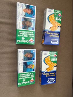 Jose Canseco & Don Mattingly Kraft Macaroni baseball cards