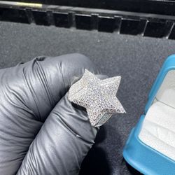 GRA certified Moissanite star ring size 9 brand new