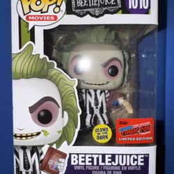 Funko POP! Movies Beetlejuice GITD New York Comic con Exclusive