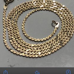 14k Diamond Cut Chain 
