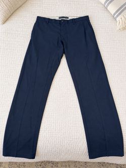 Zara Men’s Navy Blue Dress Pants – Slim Fit Trousers