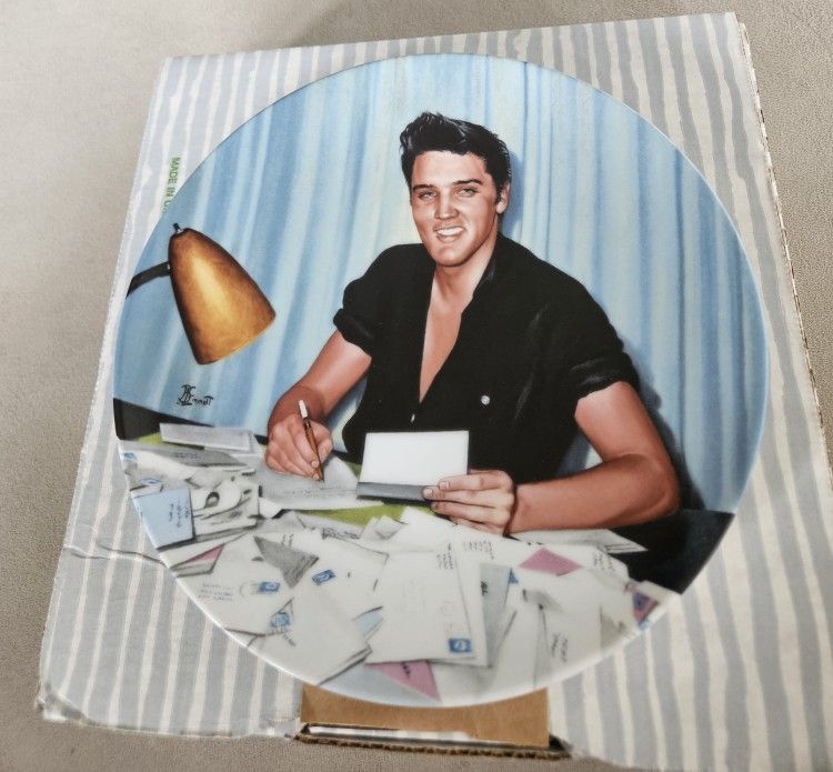 Elvis Presley~looking At a Legend~no. 14~plate~letters From Fans #186A