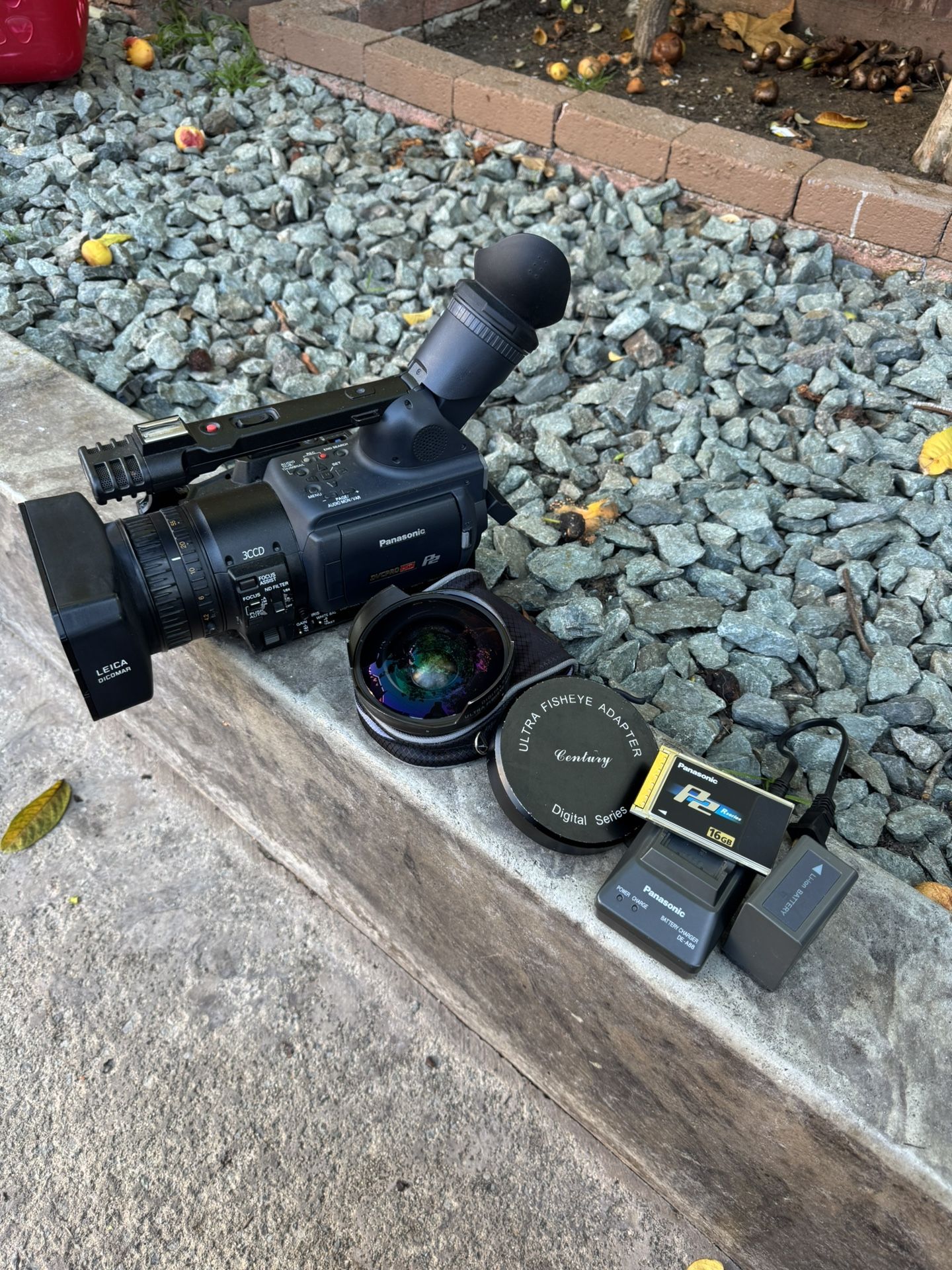 Panasonic Hvx200 with Century Optics MK2 Fisheye