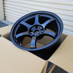 Rays Gramlights 57DR 18x9.5 +12 5x114.3 Semi Gloss Black