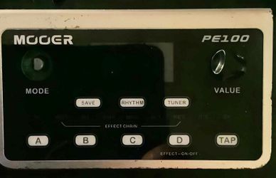 Mooer PE100 Portable Desktop Guitar Multi-Effects Processor