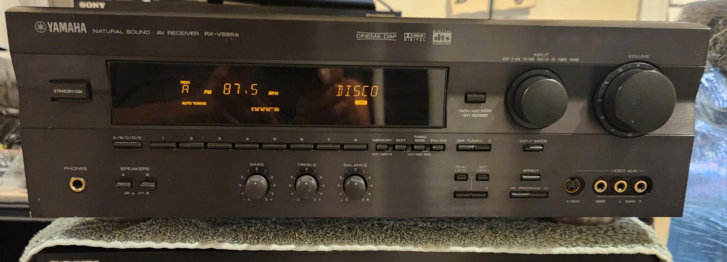 Yamaha RX-V595

5-Channel Audio Video Receiver (