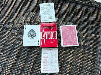Vintage Aviator Playing Cards Complete