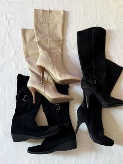 Women’s Boots - 3 Pair