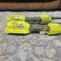 Two RYOBI Weed Eaters NO BATTERY 