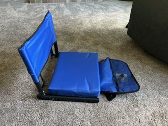 Stadium chairs.