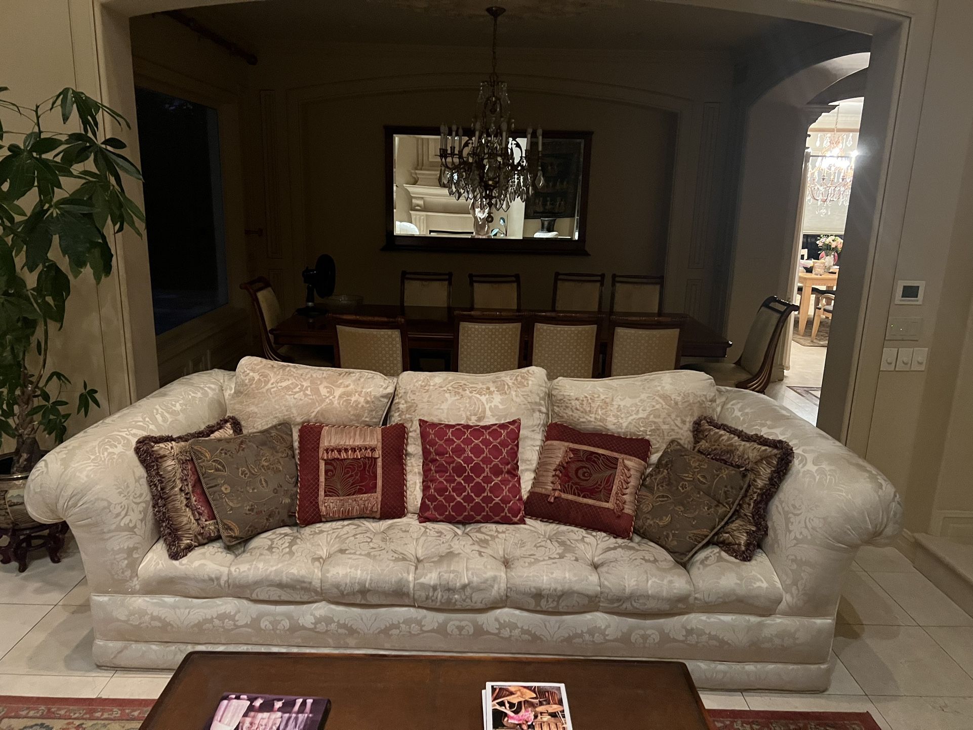 LARGE beautiful Cream Couch