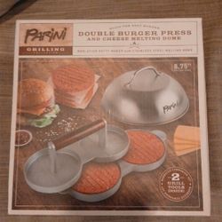 Parini Grilling Collection Double Burger Press