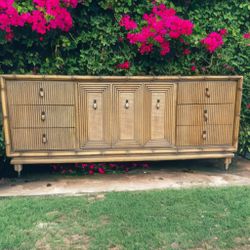 Midcentury American of Martinsville Bamboo Dresser