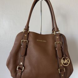 Michael Michael Kors Brown Leather Bedford Satchel