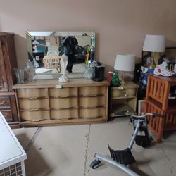 70's Beaurou Made Out Of Blonde Mahogany