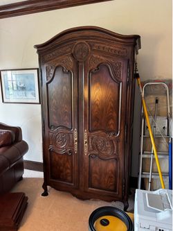 Americana Solid Walnut Armoire