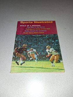 VINTAGE SPORTS ILLUSTRATED OCTOBER 9, 1967 MAGAZINE