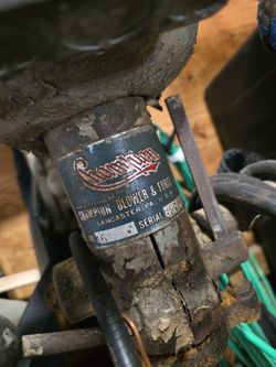 Antique Champion Pedistal Drill Press