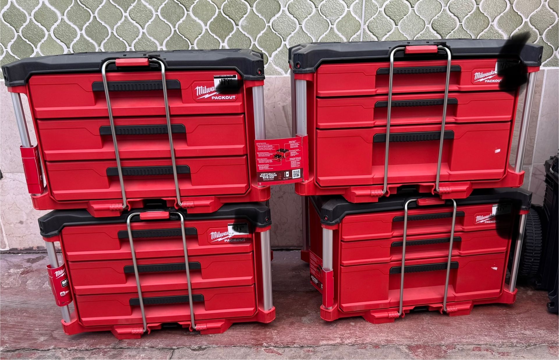 Milwaukee PACKOUT 22 in. Modular 3-Drawer Tool Box with Metal Reinforced Corners