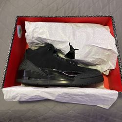 Brand New Jordan 3 Black Cat Size 10.5 Moving Selling A Lot Of My Shoes $270 OBO Pick Up Only 