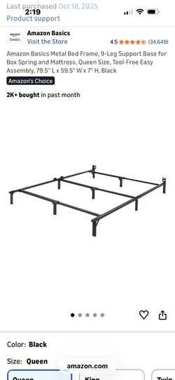 Queen Bed frame New In Box
