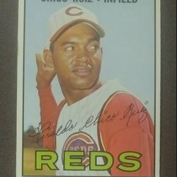 1967 Topps Chico Ruiz Cincinnati Reds #339 Baseball Card Vintage Collectible Sports MLB