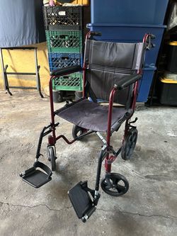Nova lightweight transport wheel chair